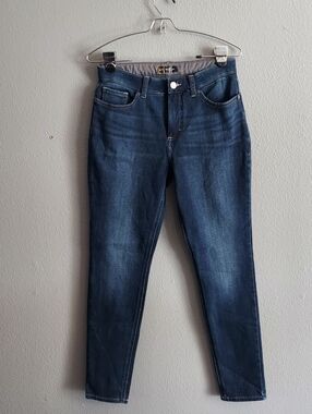 Lee Slim Straight Skinny Leg Mid Rise Jeans 6 Medium